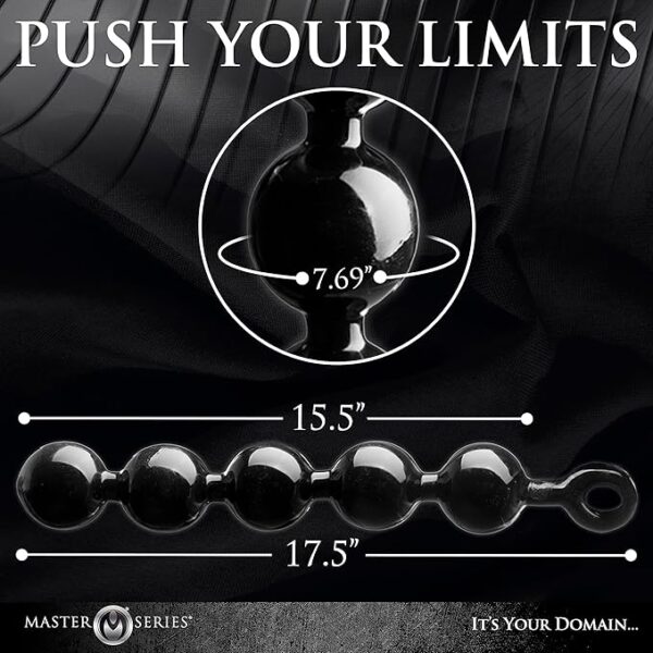 Master Series Black Baller Beaded Plug