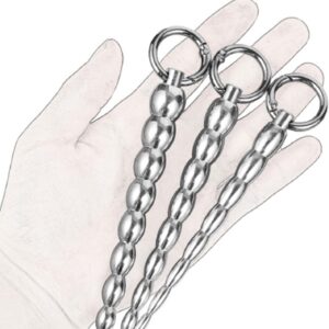 3pcs Set-Metal Stainless Steel Urethra Extra Long Catheter Urethra Plug