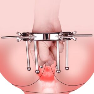 Adjustable Anal Plug Expander Hollow Tunnel Butt Plug Vaginal Anal Stretcher
