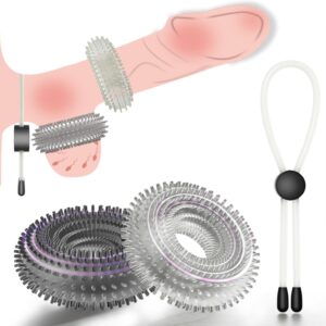 Penis Ring Set Cock Sleeve Adult Sex Toys for Men