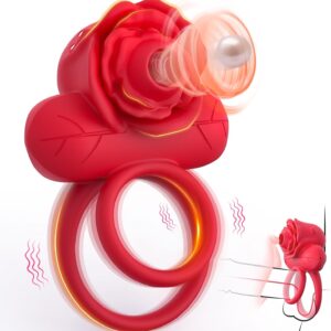 Vibrating Cock Ring Sex Toys for Men, Penis Ring Vibrator Clitoral Stimulator