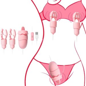 Nipple Clamps Adult Sex Toys, Nipple Vibrator,Clitoral Stimulator