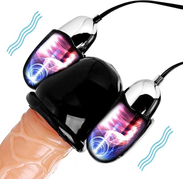 Penis Head Bullet Teaser Multi Speed Vibrator Sex Toy for Men and Couples