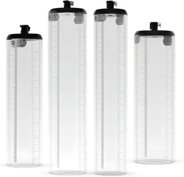 Penis Pumps, Seamless Untapered Clear Acrylic Adult Toy
